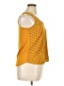 Tempted Yellow Sleeveless Blouse Size XL - photo 4