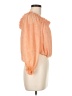 Express 100% Polyester Orange 3/4 Sleeve Blouse Size M - photo 4