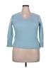Apostrophe Blue Pullover Sweater Size 18 - photo 1
