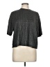 Old Navy Metallic Gray Short Sleeve Top Size M - photo 1