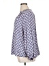 Grace 100% Rayon Blue 3/4 Sleeve Blouse Size 1X - photo 5