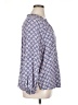 Grace 100% Rayon Blue 3/4 Sleeve Blouse Size 1X - photo 4