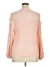 White House Black Market Pink Pullover Sweater Size XL - photo 2