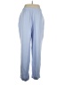 Milano 100% Polyester Solid Blue Casual Pants Size 16 - photo 2