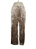 Serra Metallic Gold Casual Pants Size L - photo 1
