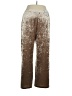 Serra Metallic Gold Casual Pants Size L - photo 2