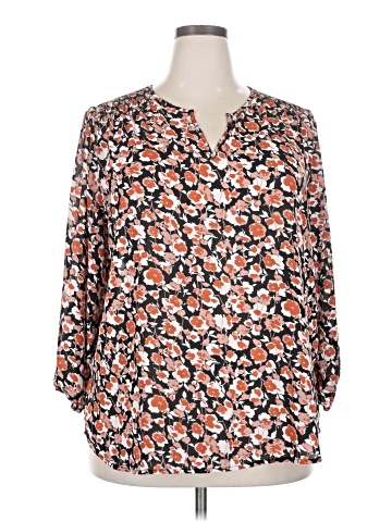 Monday Fun 3/4 Sleeve Blouse (view 1)