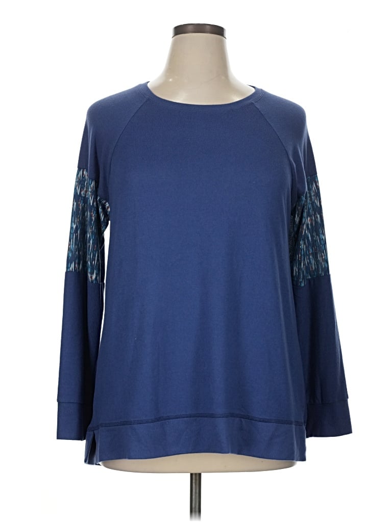 Pre-owned Assorted Brands Pullover Sweater In Blue