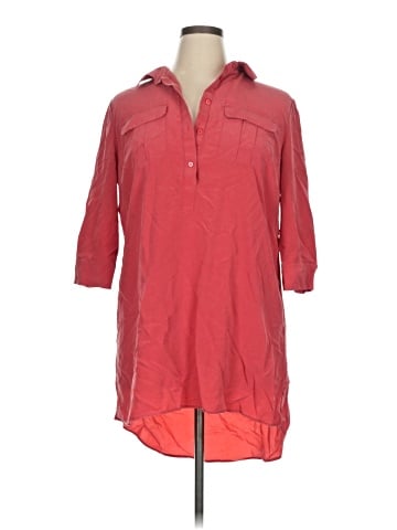 Pure Collection 3/4 Sleeve Silk Top (view 1)