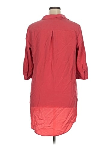 Pure Collection 3/4 Sleeve Silk Top (view 2)