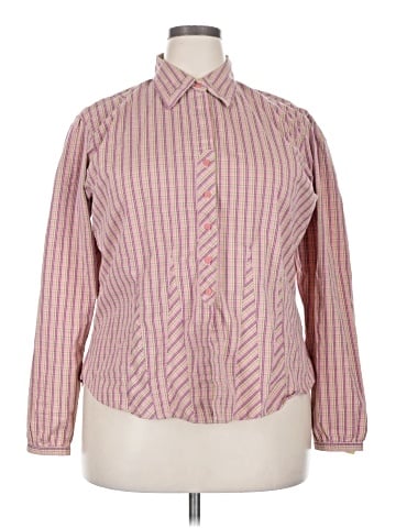 Aura Long Sleeve Button-Down Shirt (view 1)
