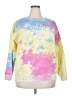 Bill Blass Tie-dye Yellow Sweatshirt Size XXL - photo 1