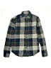 Express 100% Cotton Plaid Gray Long Sleeve Button-Down Shirt Size XS (kids) - photo 1