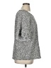 Shein Curve 100% Polyester Gray Silver 3/4 Sleeve Blouse Size 14 Plus (1) - photo 4