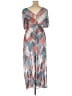 Bongo 100% Polyester Print Gray Casual Dress Size XL - photo 2