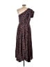 Goop G. Label 100% Polyester Paisley Blue Brown Cocktail Dress Size 10 - photo 2
