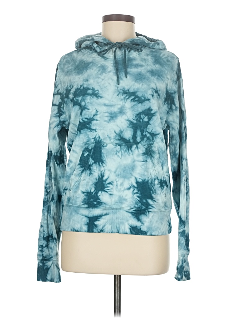 Pre-owned Athleta Pullover Hoodie In Blue