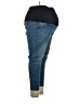 Blue Savvy Solid Blue Jeans Size XL - photo 4