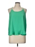 Assorted Brands 100% Polyester Green Sleeveless Blouse Size L - photo 1