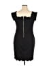 premier amour Solid Black Cocktail Dress Size 16 - photo 2