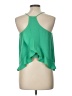Assorted Brands 100% Polyester Green Sleeveless Blouse Size L - photo 2