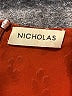 Nicholas Paisley Orange Cocktail Dress Size M (estimated) - photo 7