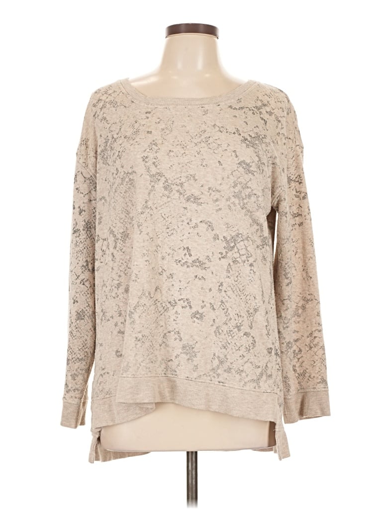 Pre-owned Jane And Delancey Pullover Sweater In Tan