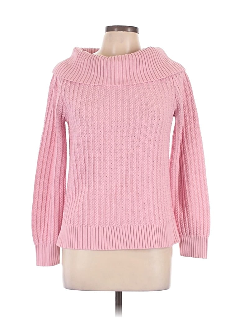 Pre-owned American Living Turtleneck Sweater In Pink