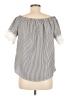 Roommates 100% Polyester Gray Short Sleeve Blouse Size M - photo 2