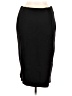 Messini Solid Black Casual Skirt Size M - photo 2