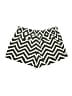 Heart Soul 100% Polyester Chevron-herringbone Black Shorts Size L - photo 2