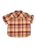 Volcom Plaid Orange Short Sleeve Button-Down Shirt Size 10 - photo 2