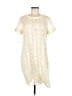 LABEL by five twelve 100% Polyester Ivory Casual Dress Size 8 - photo 1
