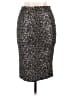 Soprano Animal Print Black Formal Skirt Size L - photo 2