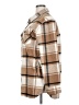 Thread & Supply 100% Polyester Plaid Tan Coat Size XXL - photo 5