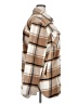 Thread & Supply 100% Polyester Plaid Tan Coat Size XXL - photo 4