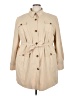 Mary McFadden Tan Trenchcoat Size 26 - photo 1