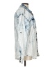 Life in Progress Print Blue Long Sleeve Button-Down Shirt Size L - photo 4