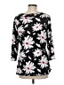 Essentials Black 3/4 Sleeve Blouse Size M - photo 2