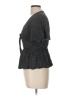 Love, Fire 100% Rayon Black Short Sleeve Blouse Size L - photo 5