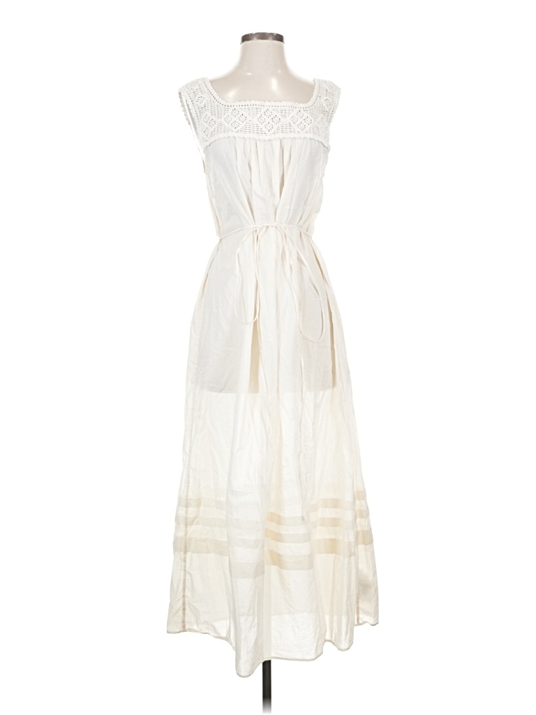 Pre-owned Jcrew Casual Dress In White