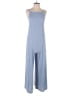 Ces Femme Solid Blue Jumpsuit Size S (estimated) - photo 1