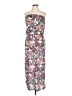 Assorted Brands Print Gray Purple Casual Dress Size 12 - photo 1