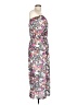 Assorted Brands Print Gray Purple Casual Dress Size 12 - photo 4