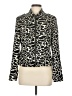 Peck & Peck 100% Polyester Animal Print Gold Jacket Size 8 - photo 1