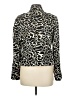 Peck & Peck 100% Polyester Animal Print Gold Jacket Size 8 - photo 2