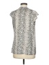 Elie Tahari Snake Print Silver Sleeveless T-Shirt Size M - photo 2