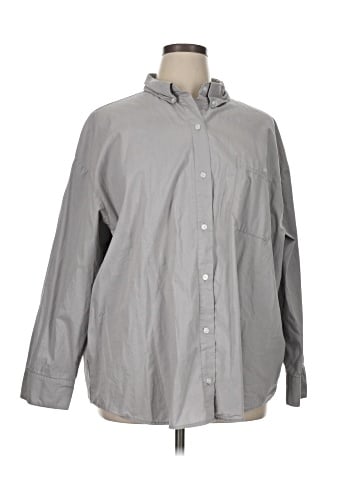 Divided by H&M Long Sleeve Button-Down Shirt (view 1)