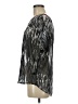 Express 100% Polyester Black Short Sleeve Blouse Size M - photo 5