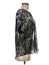 Express 100% Polyester Black Short Sleeve Blouse Size M - photo 4